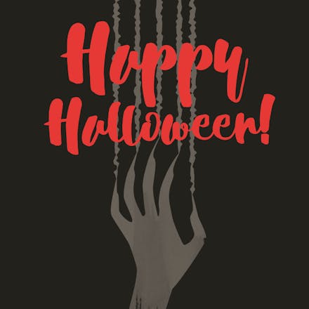 Wary Watch - Halloween Card