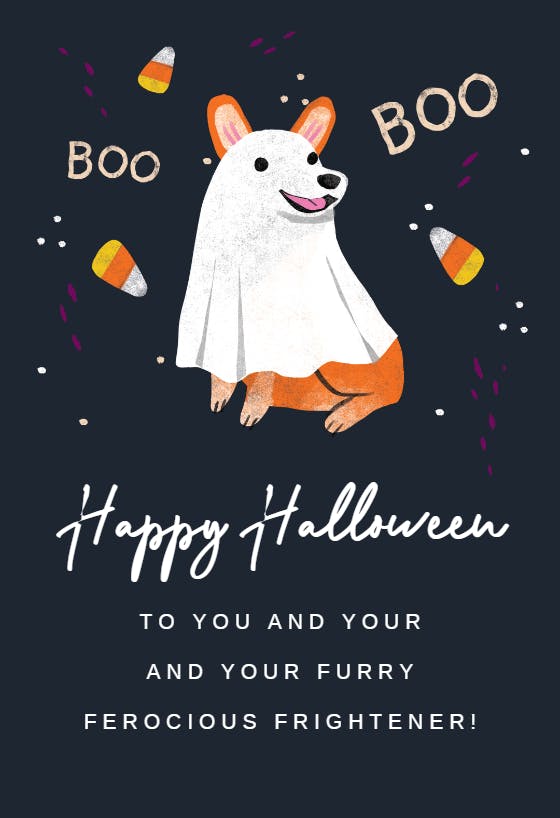 What’s up pup - halloween card