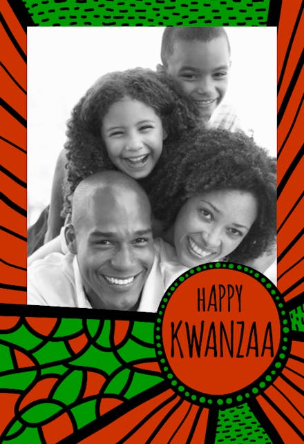 A Joyous Kwanzaa - Kwanzaa Card
