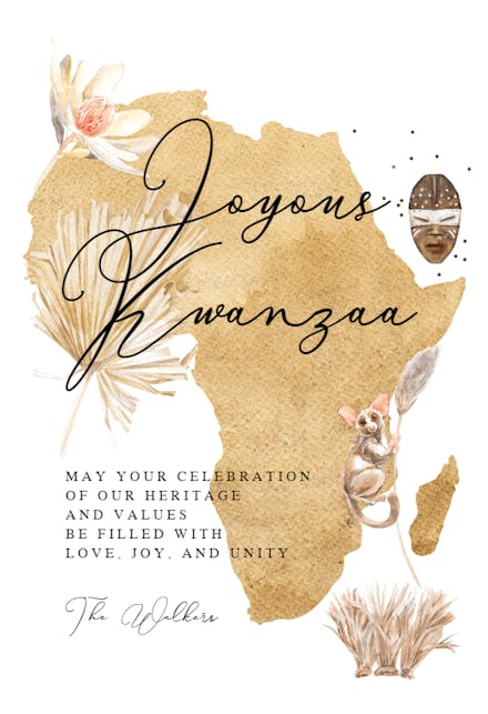 Honored Land - Holidays Card