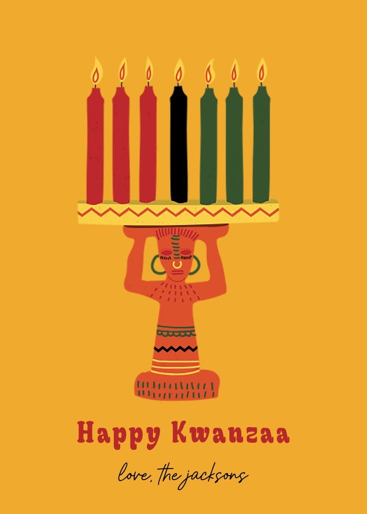 Kinara light - holidays card