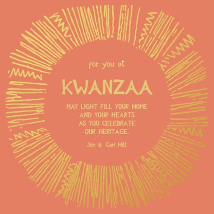 Primitive Lines - Holidays Card