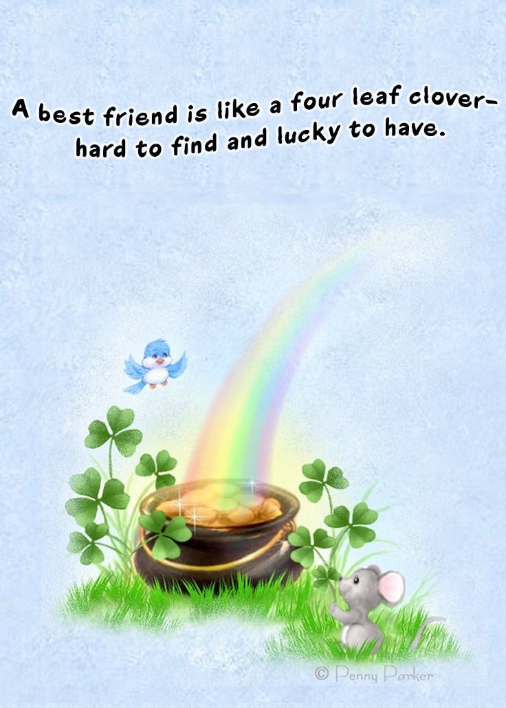 A best friend - st. patrick's day card