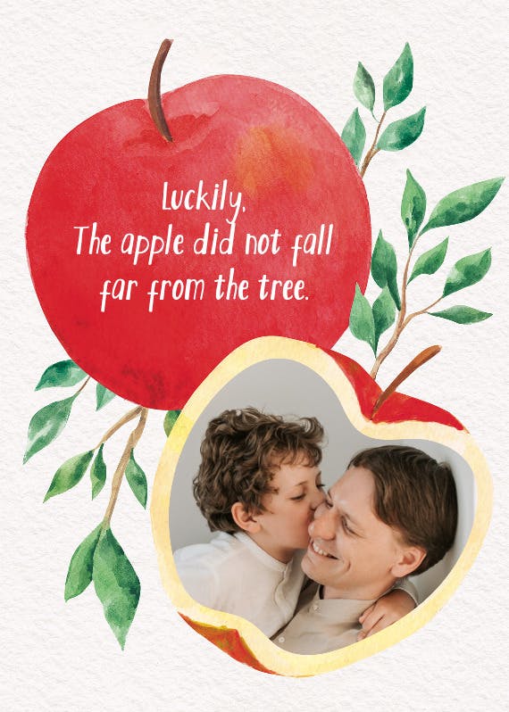Apple tree - father's day card