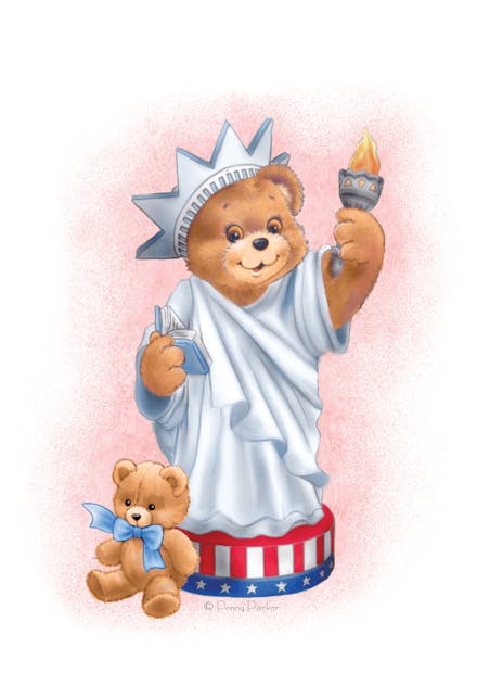 Bears of Liberty - 4th Of July Greeting Card
