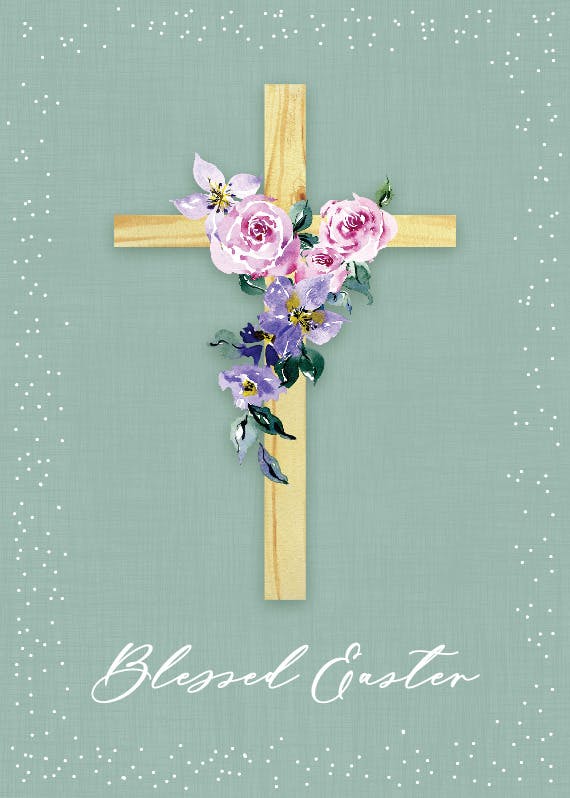 Blessed easter -  tarjeta de pascua