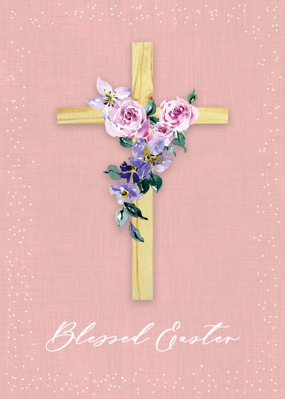 Blessed easter - easter card