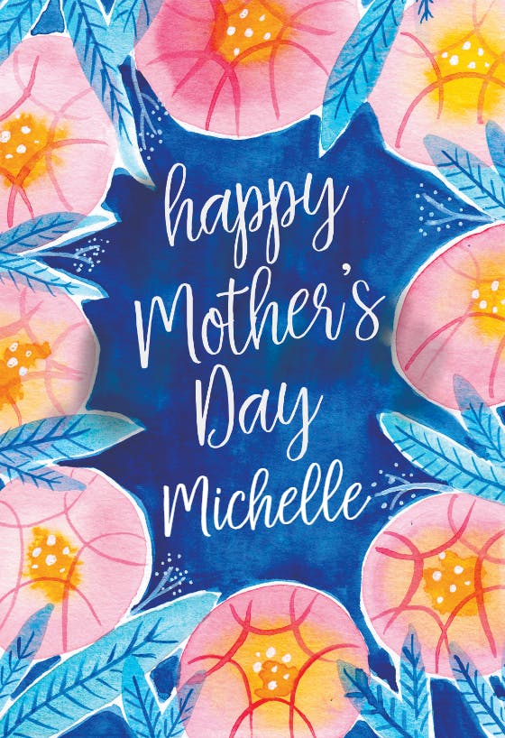 Botanical - mother's day card