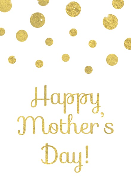 Bubbling Up - Tarjeta Del Día De La Madre