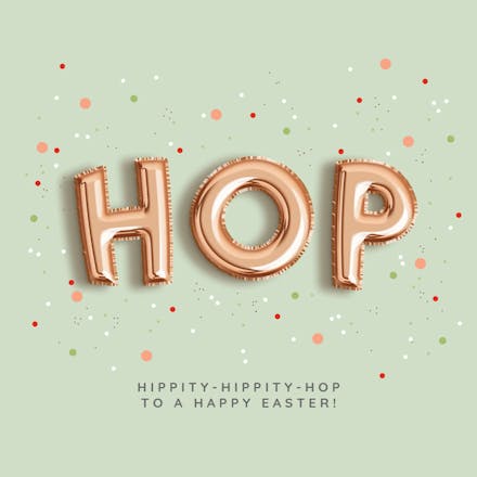 Bunnies ‘n’ Balloons - Easter Card