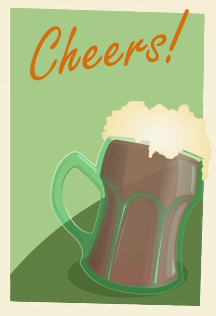 Cheers! Happy St. Patrick's Day Card