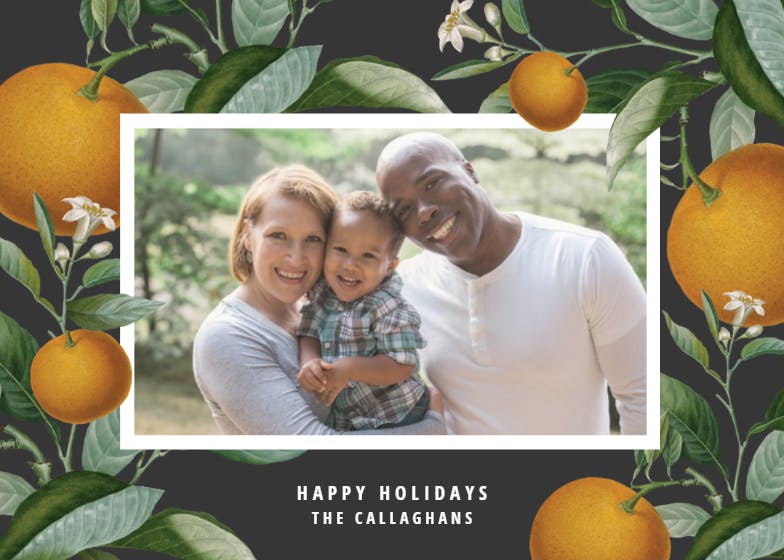 Citrus tree -  tarjeta de día festivo