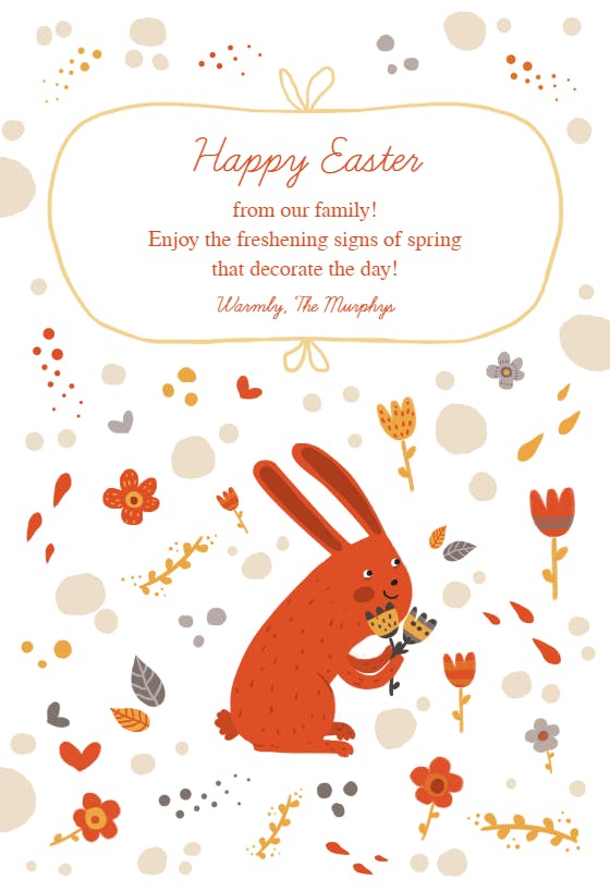 Common scents - easter card