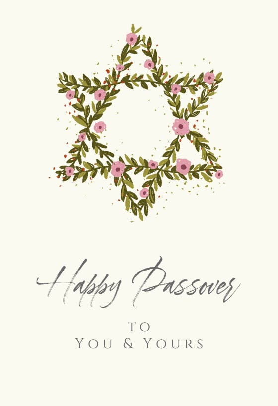 Connections - passover card