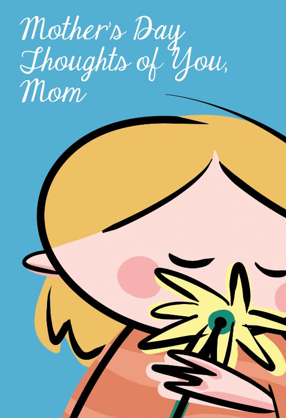 Daisy delight - tarjeta del día de la madre