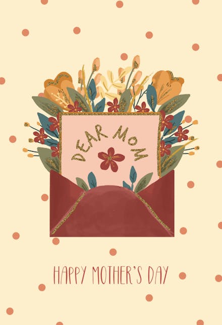 Dear Mom Funny Mother's Day & Birthday Card