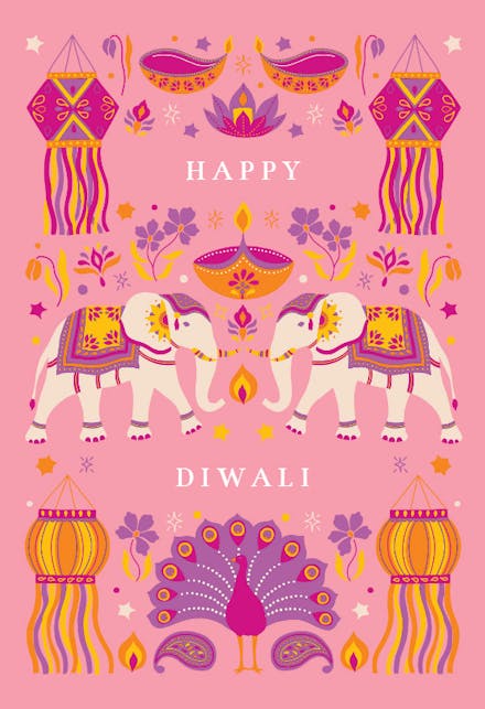 Diwali Celebration - Diwali Card