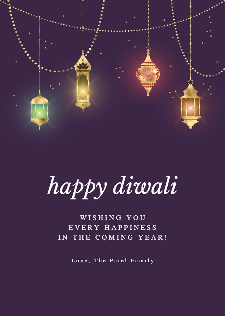 Diwali night - diwali card