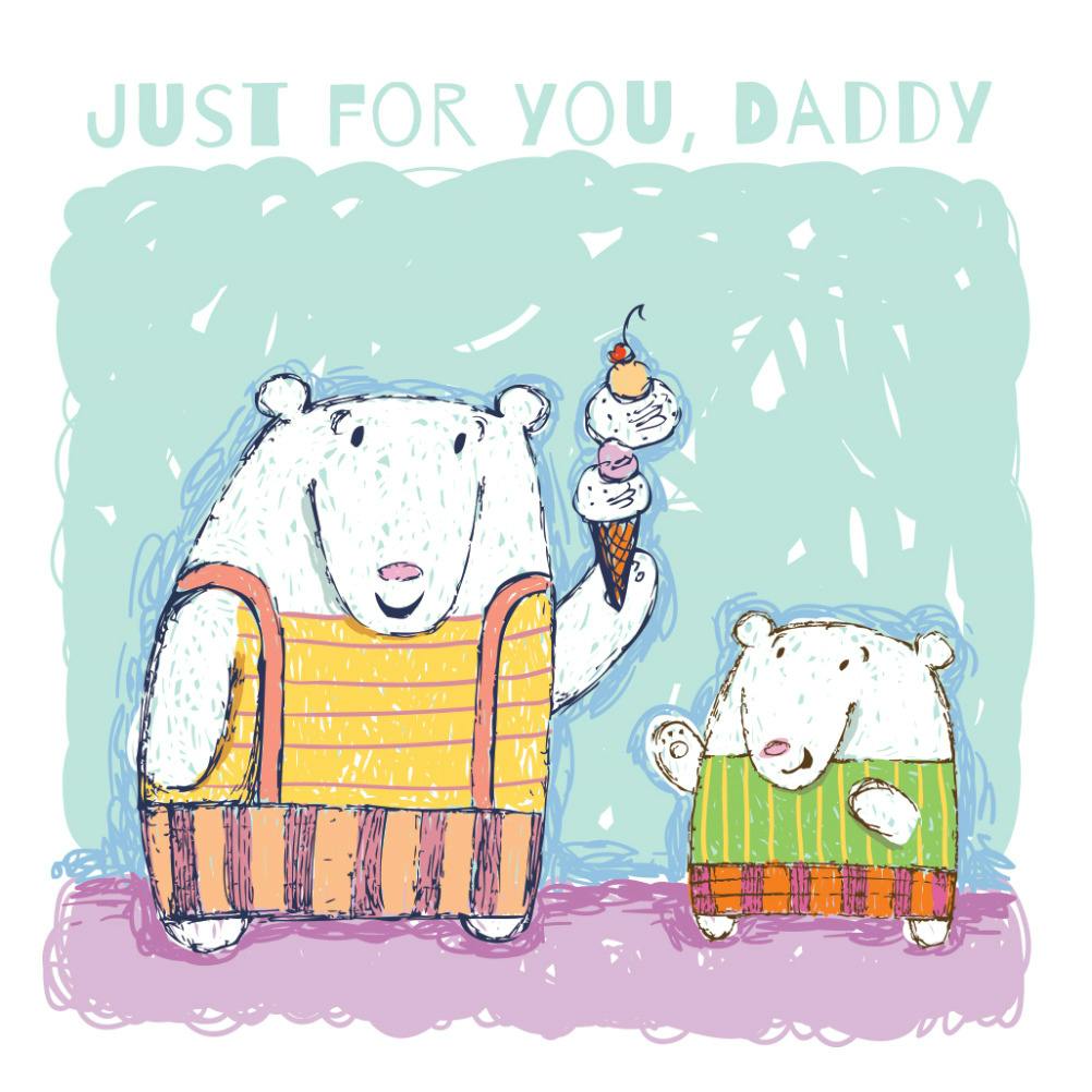Double dip - father's day card