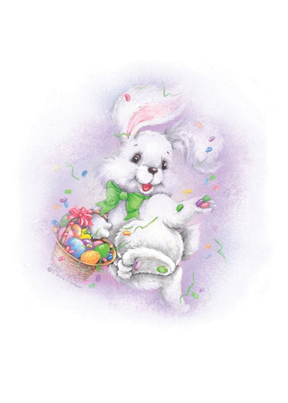 Easter bunny - easter card