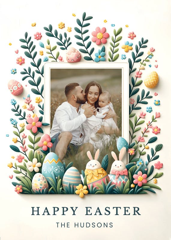Easter delight - holidays card