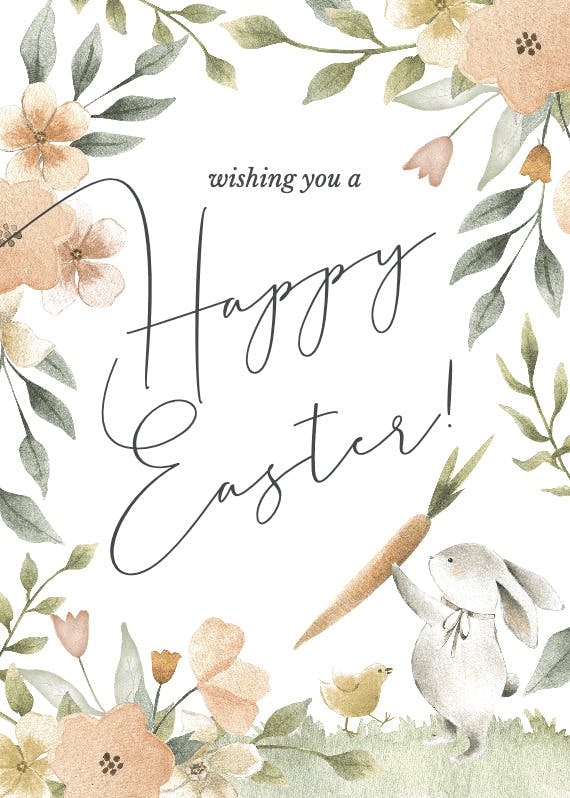 Easter spring -  tarjeta de pascua