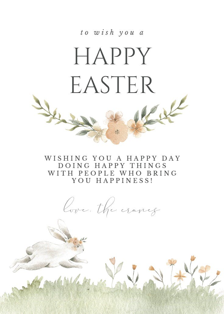 Easter spring - easter card