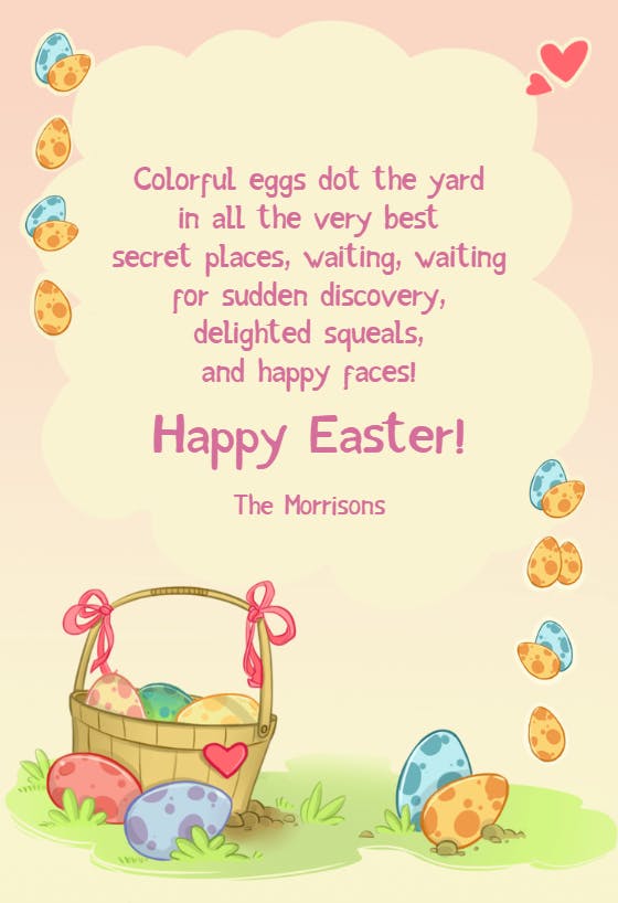 Eggcellent day - holidays card