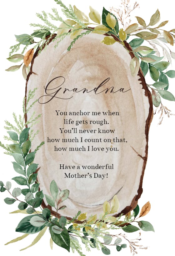 Especially designed - mother's day card