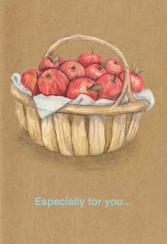 Especially for you - rosh hashanah card