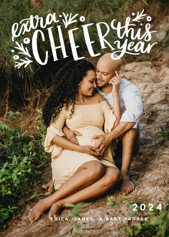 Extra cheer - pregnancy announcement