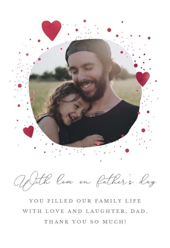 Family circle - father's day card