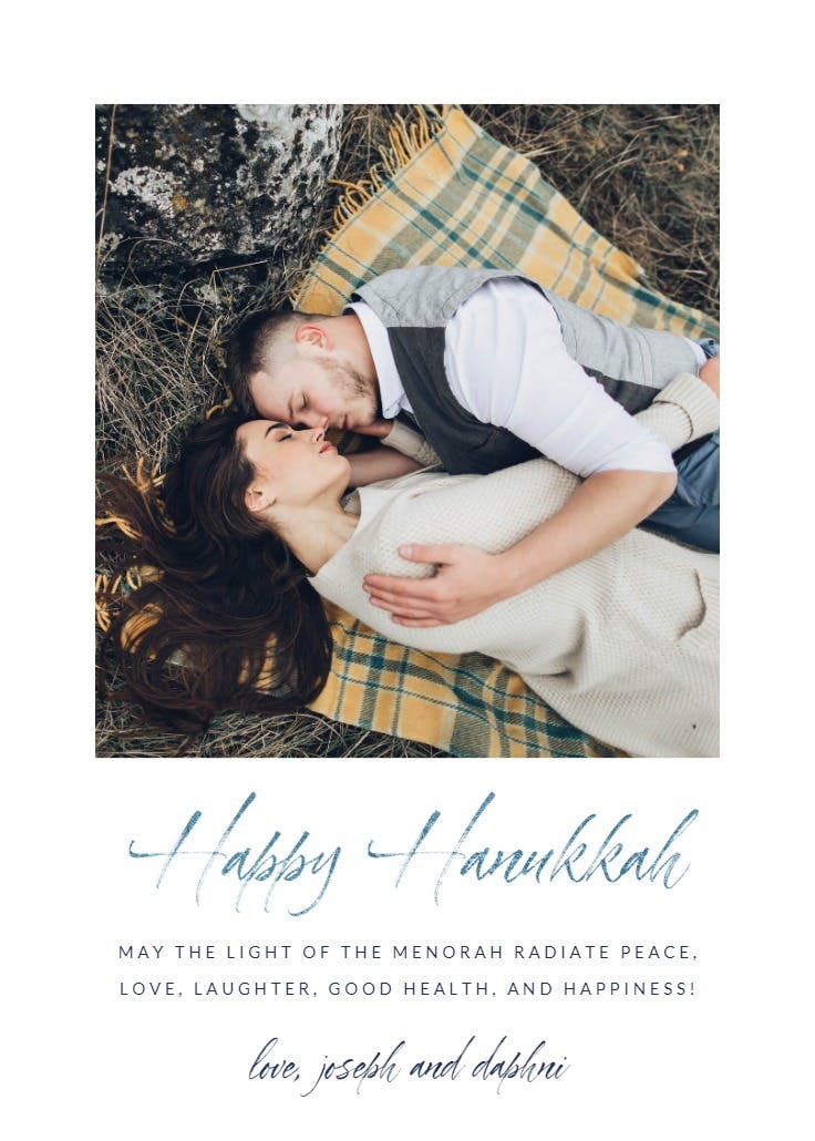 Family time - hanukkah card