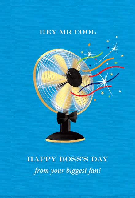Fantastic boss - Boss Day Card