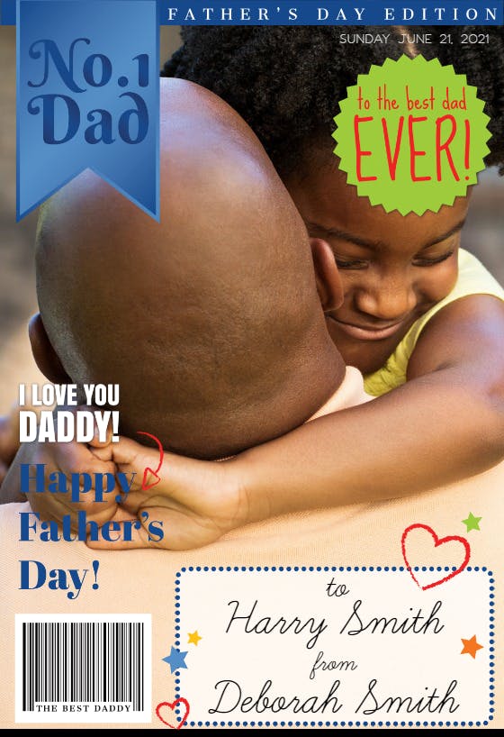 Fathers day mag - father's day card