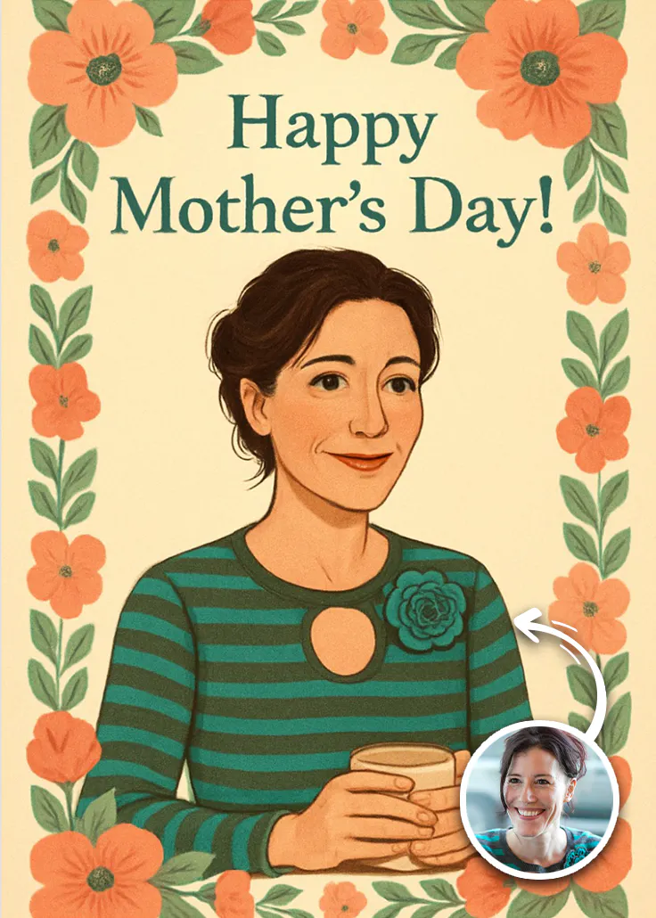 Where love grows - mother's day card