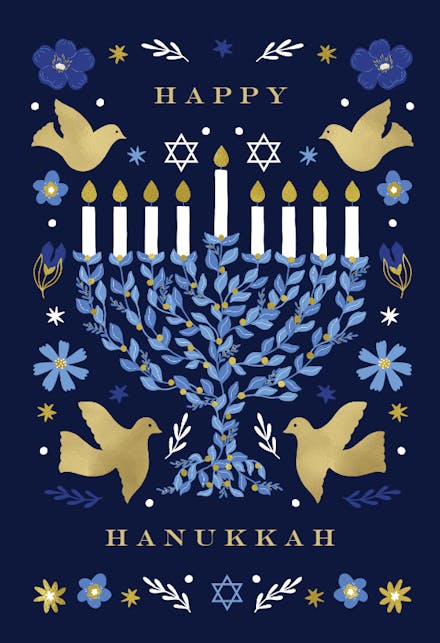 Full of light - Hanukkah Card