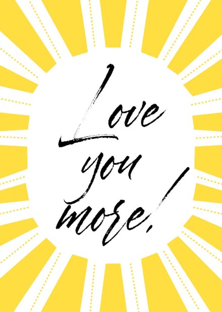 Golden rays - holidays card