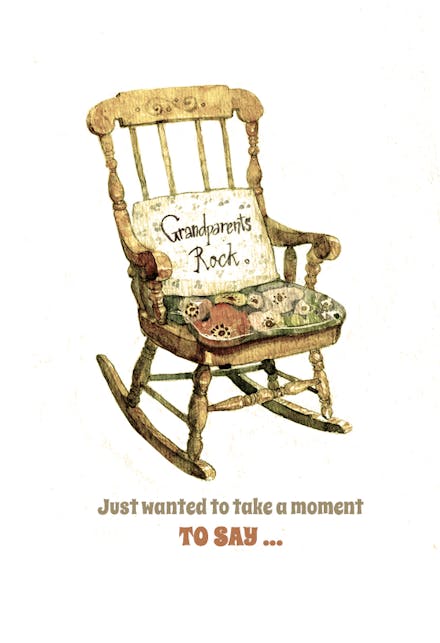 Grandparents Rock - Grandparents Day Card