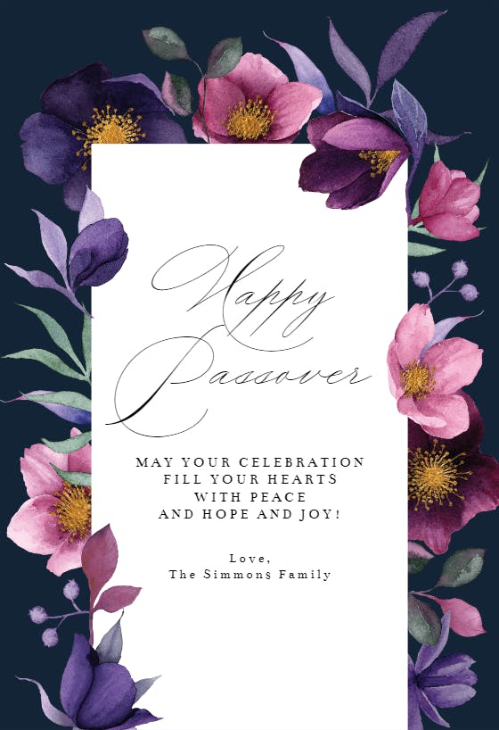 Growing Joy - Passover Card | Greetings Island