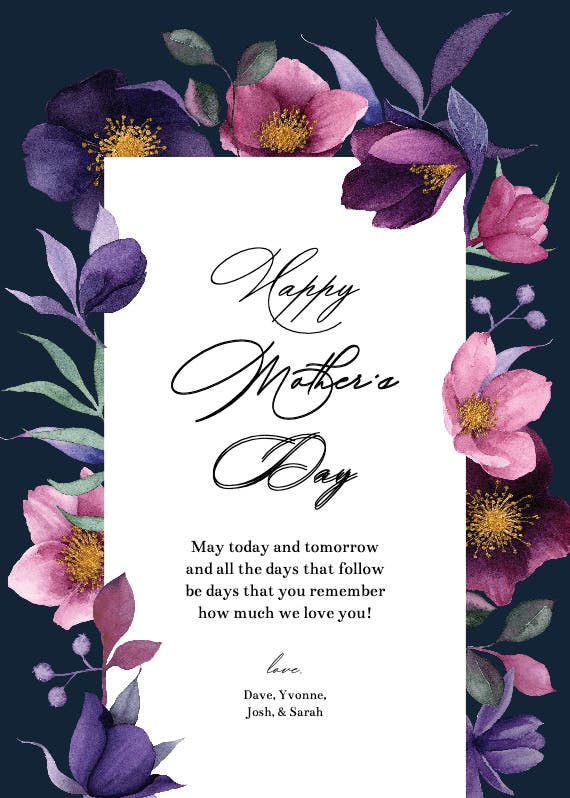 Growing joy - mother's day card