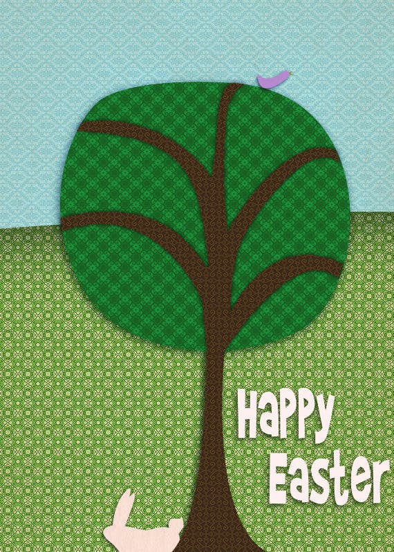 Happy easter - easter card