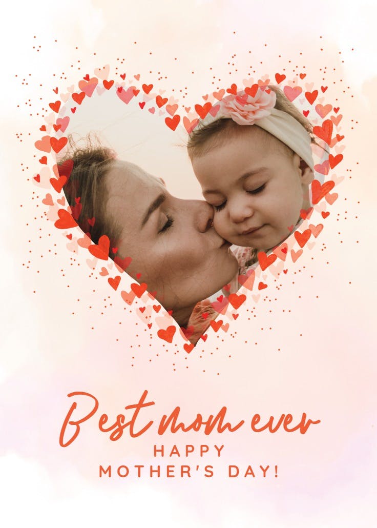 Heart frame - mother's day card