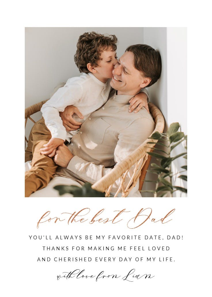 Hearts to you - father's day card