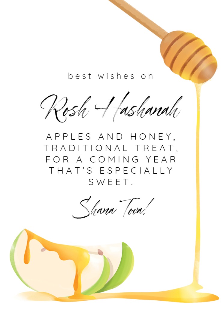 Honey Stream - Rosh Hashanah Card (Free) | Greetings Island