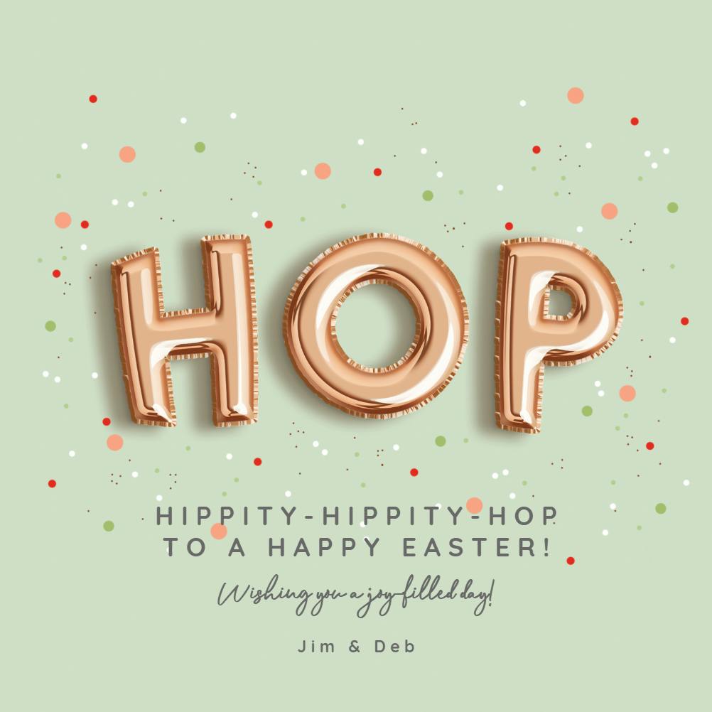 Hop - easter card