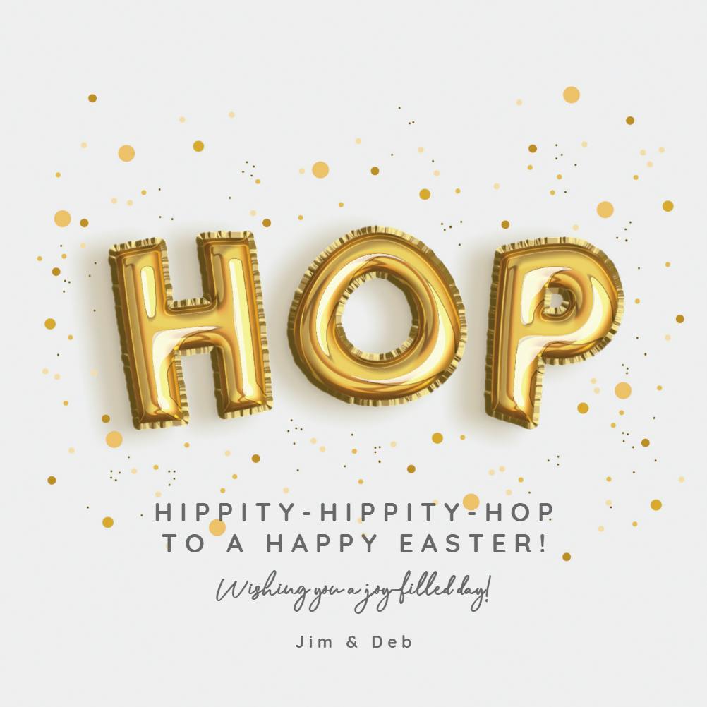 Hop - easter card