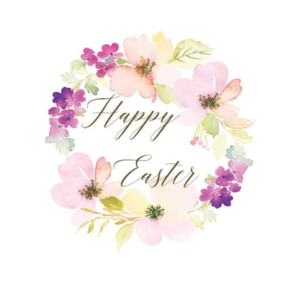 Hopeful halo - easter card