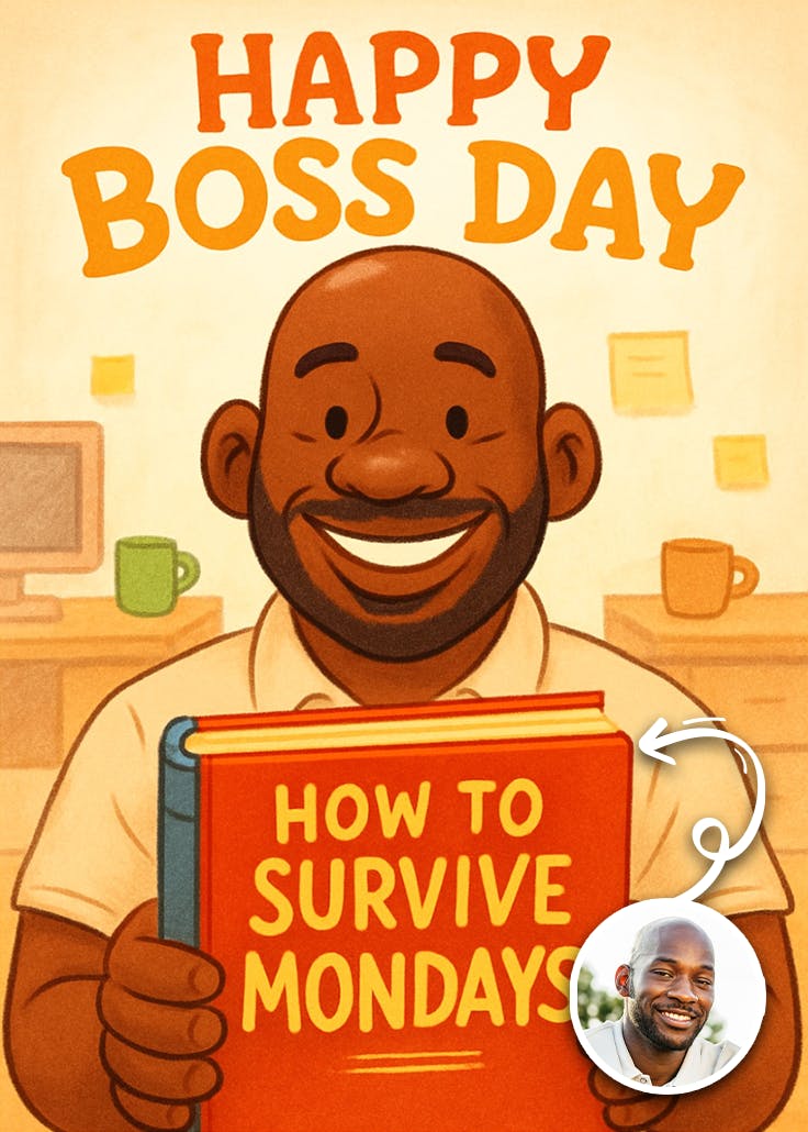 How to survive mondays - tarjeta para el día del jefe