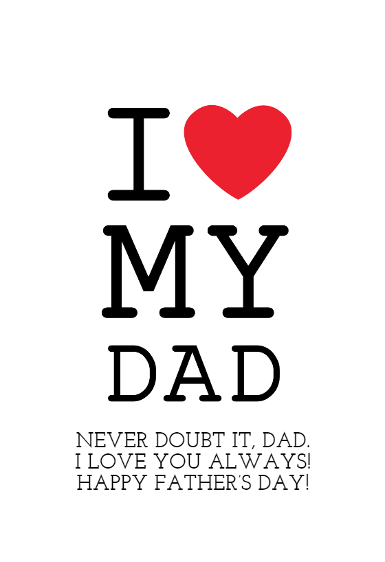 Iconic Love - Father's Day Card (Free) | Greetings Island